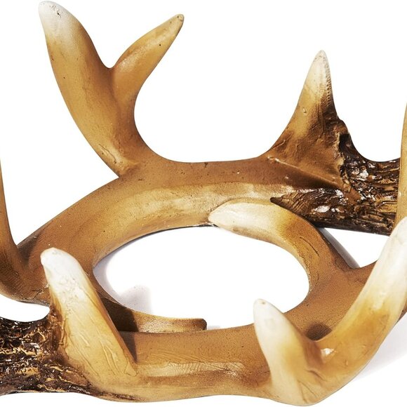 Deer Antlers Coaster Set of 6 – Handcrafted Deer Antler Decor and Man Cave Gifts - Picture 5 of 6